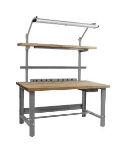 Roosevelt Series Complete Workbench Set with Oiled Butcher Block 1-3/4" Top