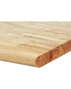 Oiled Solid Butcher Block Radiused Top