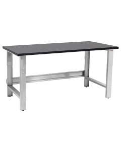 Roosevelt Series Workbench Stainless Steel Frame with 1" Thick Phenolic Resin Top