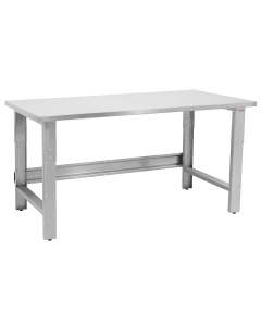 Roosevelt Series Stainless Steel Frame with Stainless Steel Top - Square Cut Front Edge