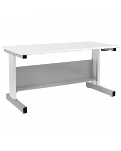 Taft Series Workbench Electric Hydraulic Lift with Formica™ Laminate Top and Round Front Edge