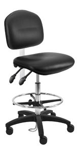 Shop Cushioned Electrostatic Discharge (ESD) Industrial Chairs for Cleanrooms at BenchDepot.com
