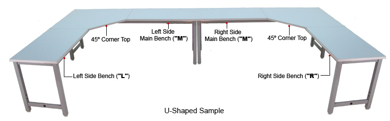 U-Shaped Table